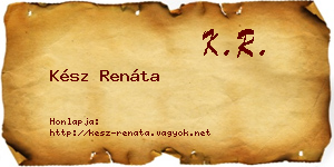 Kész Renáta névjegykártya